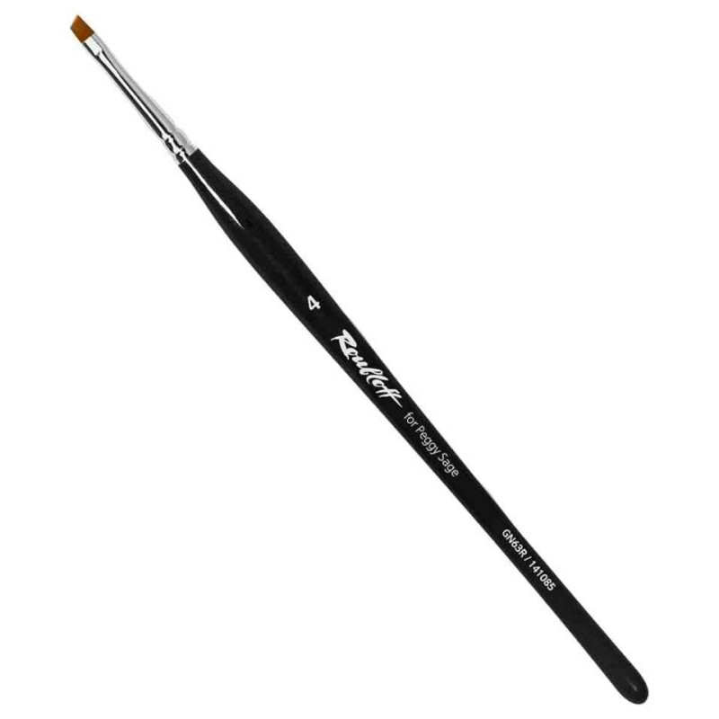 Peggy Sage Πινέλο 1-Stroke Roubloff Λοξό,Μέγεθος #4