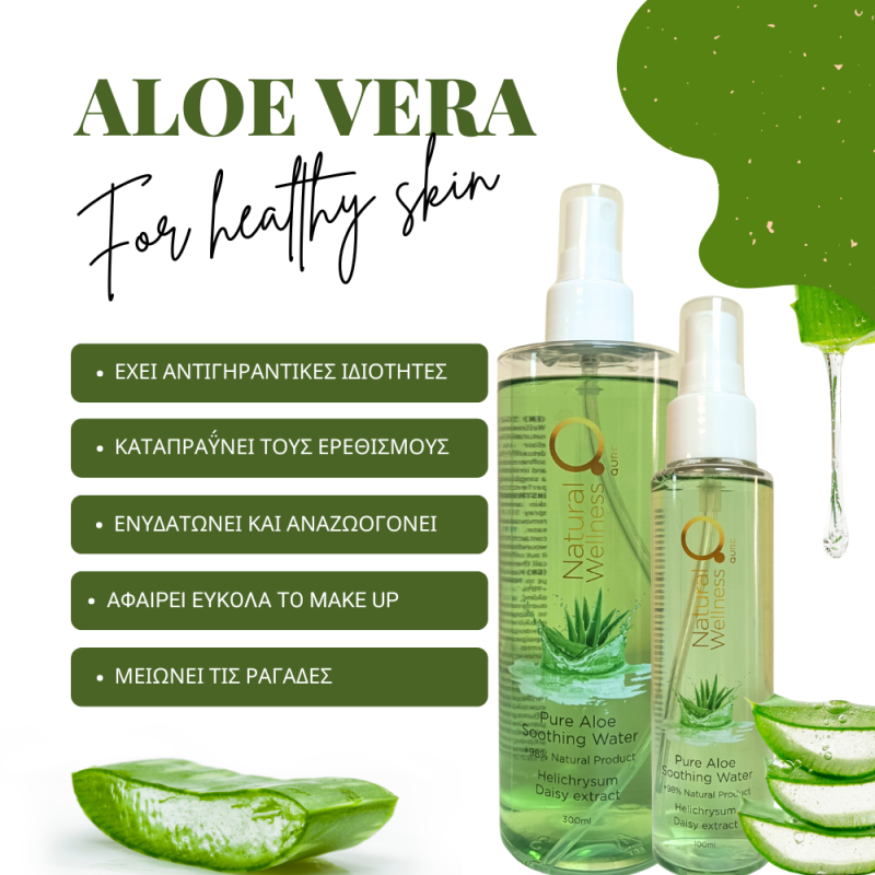 Pure Aloe Soothing Water 300ml – Νερό Αλόης Σε Σπρέι
