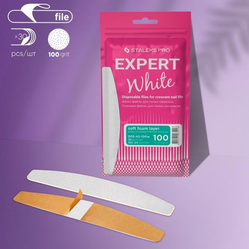 Staleks Pro Ανταλλακτικά Λίμας Μισοφέγγαρο 30 τεμ 100grit