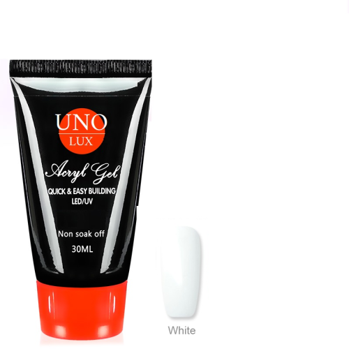 Acryl Gel UNO LUX White 30ml