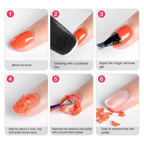 Magic Remover Αφαίρεσης Ημιμόνιμου Uno 15ml