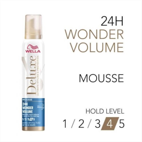 Wella Deluxe Ultimate Mousse 24h Wonder Volume Extra Strong 75ml