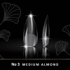 Soft Gel Tips Woww - Gel Tips No3 Medium Almond 240 τεμάχια
