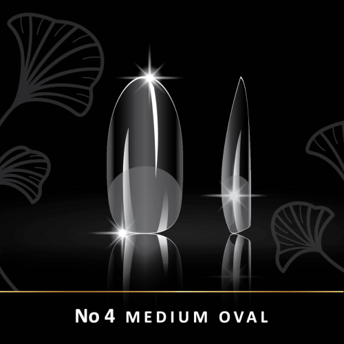 Soft Gel Tips Woww - Gel Tips No4 Medium Oval 240 τεμάχια