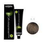 Βαφή Μαλλιών L΄Oreal Inoa 5.3 Καστανό Ανοιχτό Ντορέ - 60ml
