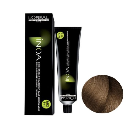 L'Oreal Inoa 8.12 Ξανθό Ανοιχτό Σαντρέ Ιριζε Βαφή Μαλλιών - 60ml