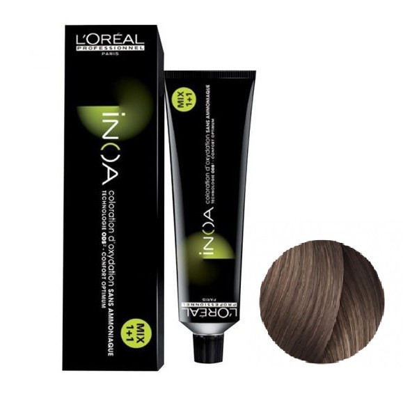 L'Oreal Inoa 8.21 Ξανθό Ανοιχτό Ιριζε Σαντρε Βαφή Μαλλιών - 60ml