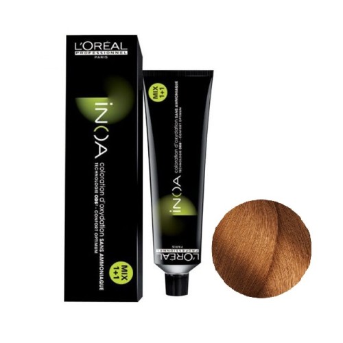 L'Oreal Inoa 8.34 Ξανθό Ανοιχτό Χρυσό Χάλκινο  Βαφή Μαλλιών - 60ml