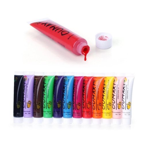 Ακρυλικά Χρώματα Nail Art 12x12ml 3D Paint