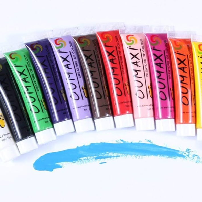 Ακρυλικά Χρώματα Nail Art 12x12ml 3D Paint