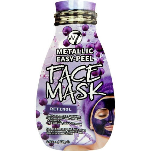 W7 Cosmetics Metallic Easy-Peel Retinol Face Mask 10gr
