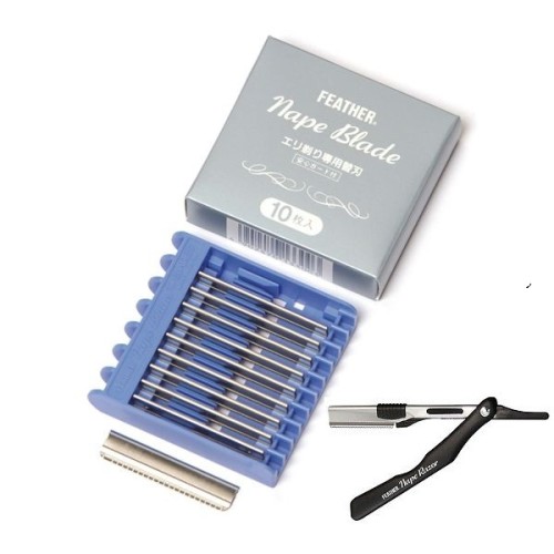 Feather Nape Razor Blades 10ps ( λεπίδες για ξυράφι )