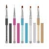 Πινέλο Ονυχοπλαστικής Σετ 5 Τεμαχίων