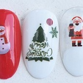 Αυτοκόλλητα Νυχιών Χριστουγεννιάτικα Nail Art Sticker no 1216