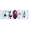 Αυτοκόλλητα Νυχιών Χριστουγεννιάτικα Nail Art Sticker no 1218