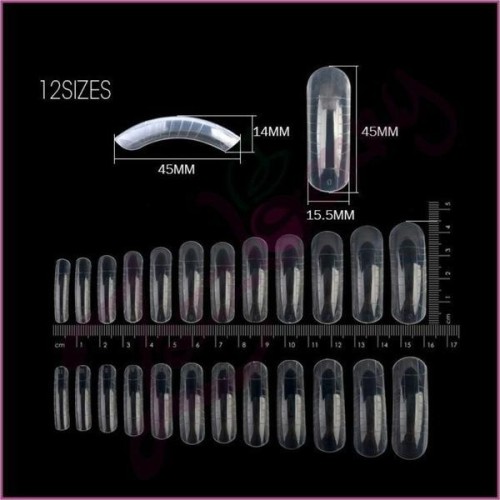 Dual Form Tips Woww Cosmetics με Διαγράμμιση 120τεμ 