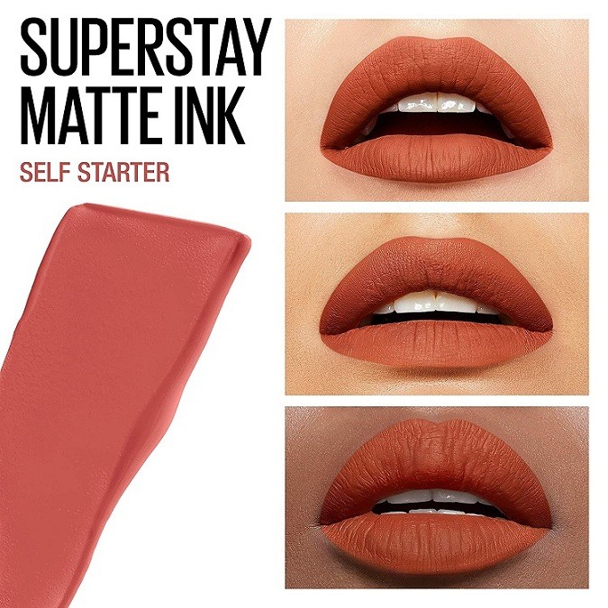 Maybelline New York Superstay Matte Ink Liquid Lipstick 130 Self Starter 5ml