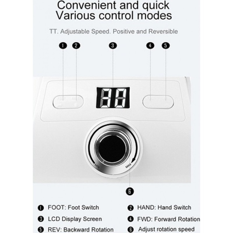 Επαγγελματικός Τροχός Μανικιούρ/Πεντικιούρ - 65W - ZS-710 - OEM