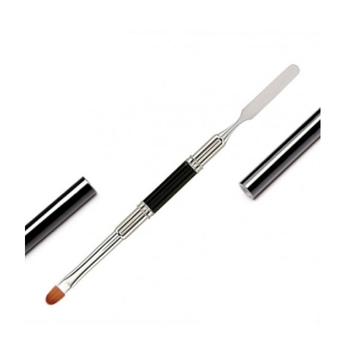 Πινέλο Νυχιών Διπλής Όψης Για Acrygel Με Σπάτουλα
