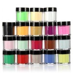 Ακρυλική Σκόνη Νυχιών 8ml  Σετ 24 Διαφορετικά Χρώματα