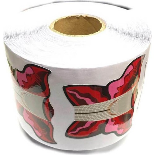 Φόρμες Επιμήκυνσης Σε Σχήμα Πεταλούδας Κόκκινη 500 Τεμαχίων