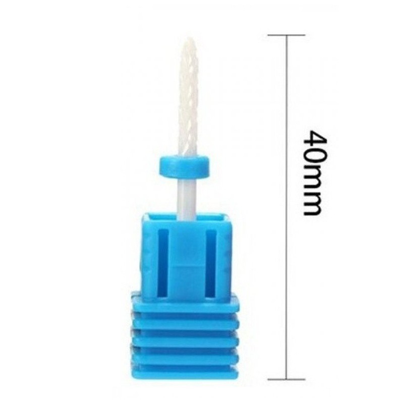 Φρέζα Κεραμική Ευθεία Ελαφρώς Μυτερό Blue Small Flame 3/32