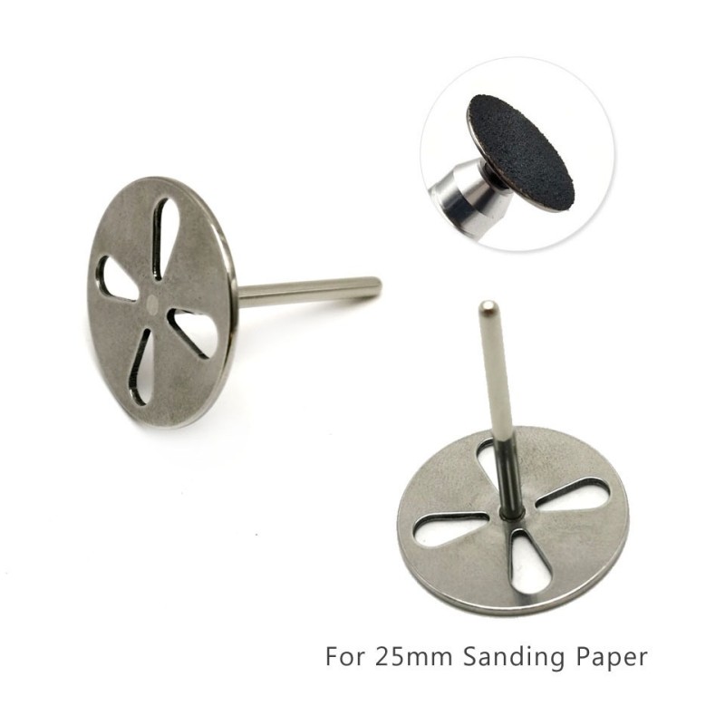 Δίσκος Με Στέλεχος Για Πεντικιούρ 25mm με εγκοπές