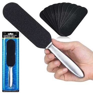 Ράσπα Ανοξείδωτη με Αυτοκόλλητα Ανταλλακτικά 25 εκ.