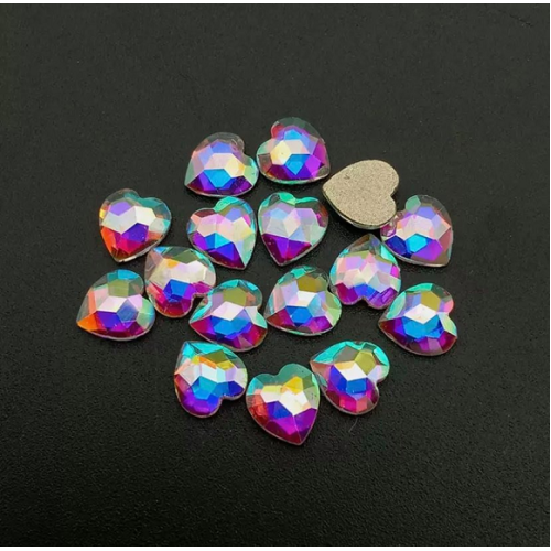 Στρας Νυχιών τύπου Swarovski 0,5mm 3D / 30τεμ. Καρδιά