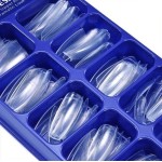 Tips Νυχιών Clear 100 τεμαχίων Μπαλαρίνα