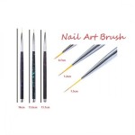 Πινέλα Nail Art Σετ 3 τεμάχια