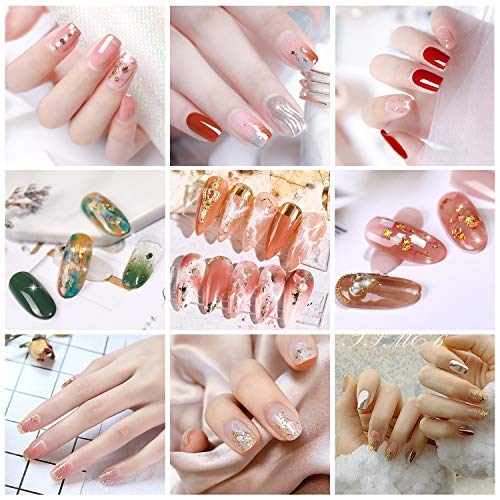 Αλουμινόφυλλα Foil για Νύχια Χρυσό Ασημί Χάλκινο Σετ 3 βαζάκια