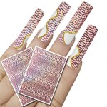 Αυτοκόλλητο Νυχιών Snake Ροζ