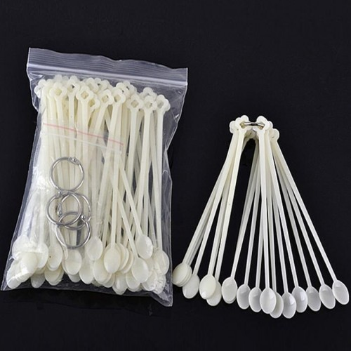 Νυχιέρα Στρόγγυλη με 5 κρίκους Clear 100 τεμαχίων