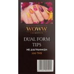 Dual form tips Woww Cosmetics 100 τεμαχίων