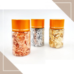 Αλουμινόφυλλα Foil για Νύχια Χρυσό Ασημί Χάλκινο Σετ 9gr