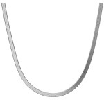 Αλυσίδα Λαιμού Φιδίσια Steel 58 - 60 cm Ασημί πάχους 6 mm