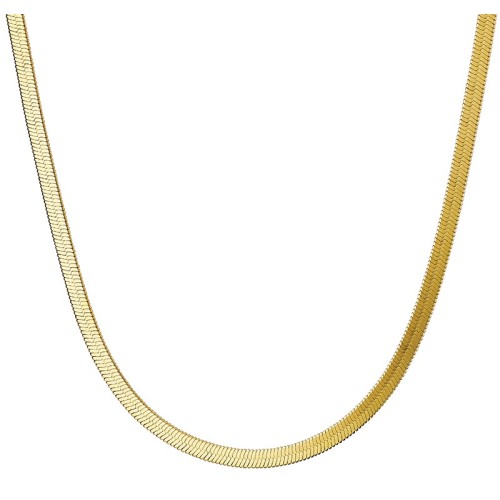 Αλυσίδα Λαιμού Φιδίσια Steel 58 - 60 cm Χρυσό 6 mm