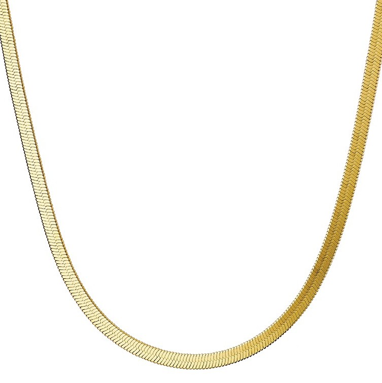 Αλυσίδα Λαιμού Φιδίσια Steel 58 - 60 cm Χρυσό 6 mm