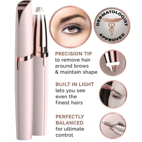 Συσκευή Αποτρίχωσης & Περιποίησης Φρυδιών Flawless Brows Λευκό Χρώμα