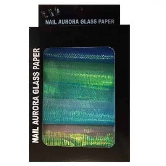 Διακοσμητικά Νυχιών Glass Paper Με Υφή Μεταξιού 