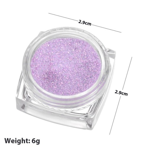 Σκόνες Aurora Glitter Sugar Coating Effect  6 βαζάκια