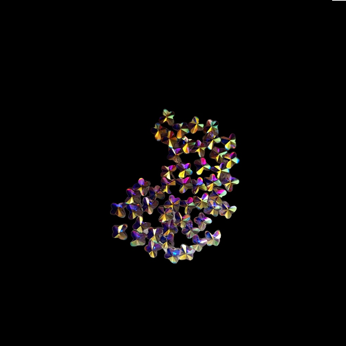 Στρας Νυχιών τύπου Swarovski 0,5mm 3D / 30τεμ.Πεταλούδα