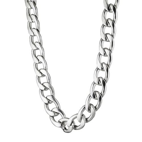 Αλυσίδα Λαιμού Ανδρική Ατσάλινη Cuban Link μήκος 50cm πλάτος 1.2cm