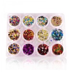 Διακοσμητικές Παγιέτες Νυχιών no2 σετ 12 τεμαχίων