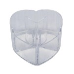 Ακρυλική Βάση για Καλλυντικά σε Σχήμα Καρδιά 