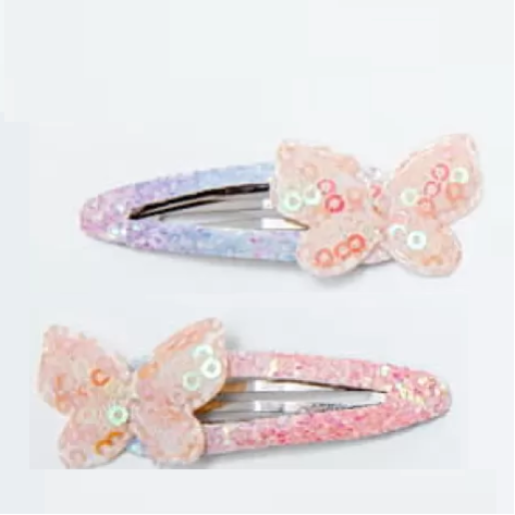 Κοκαλάκι Μαλλιών Πεταλούδα Ροζ  Hair Utopia