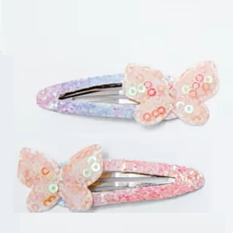 Κοκαλάκι Μαλλιών Πεταλούδα Ροζ  Hair Utopia