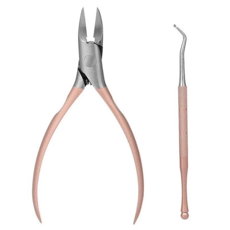 Κασετίνα  με 2 Ατσάλινα Εργαλεία Περιποίησης Άκρων