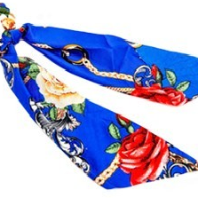 Σούρα Μαλλιών με Μαντήλι Φλοράλ Hair Utopia